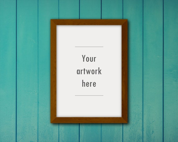 Download A3 Frame Mockup A4 Frame Mockup A2 A1 Teal