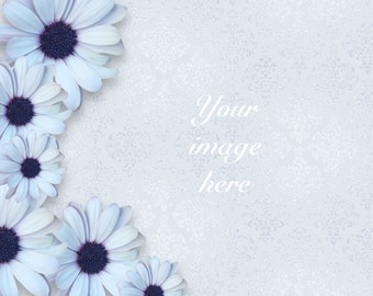 Download Free Table top mockup, greeting card mockup, flat mockup, flowers, floral, mockup, styled stock, stock image, damask, instant download PSD Template