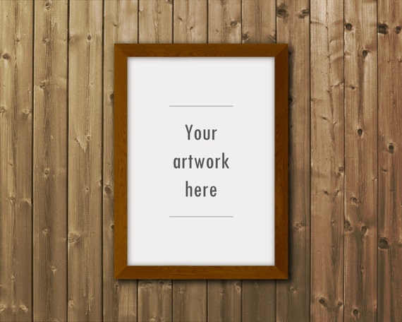 Wood Frame Mockup Wood Room Mockup Fits A Series Wood Frame Mockup Wood Room Mockup Fits A Series