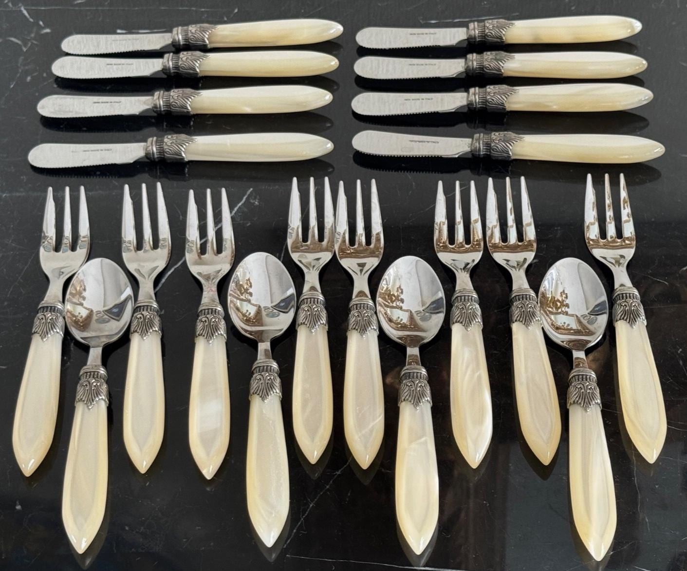 Reed & Barton Wooden Flatware Storage Reed & Barton Andover Pearl