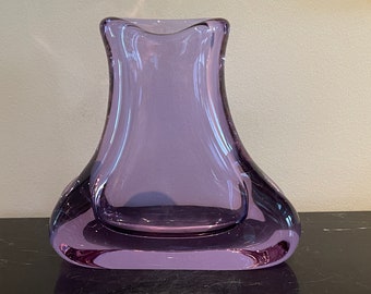 Jarrón de cristal artístico Zelezny Brod Sklo Design