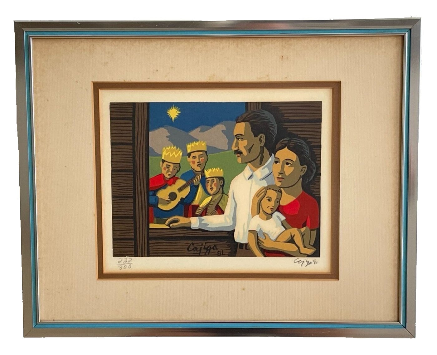 ルイス ジャーマン カジガ プエルトリコ 限定版 222/300 署名入り 1981