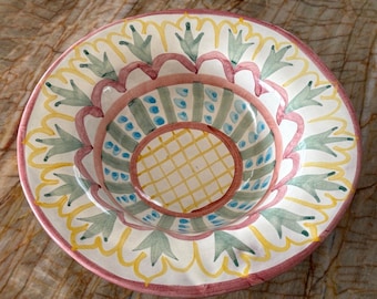 Mackenzie Childs Madison Pattern 8.5" Pottery Bowl