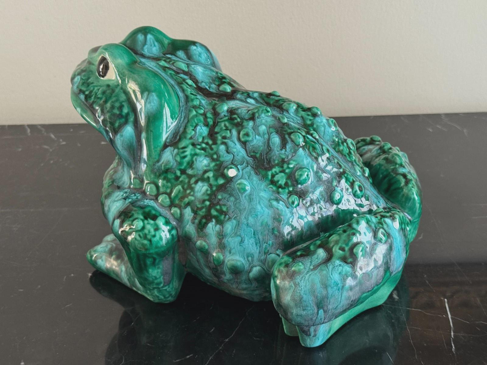 Vintage Arnel's Large Ceramic Frog Toad Figurine - Etsy