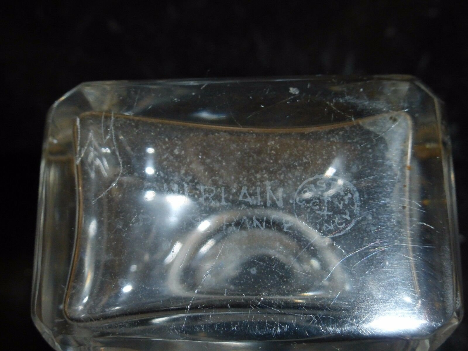 ヴィンテージ ゲラン ルール ブルー クリスタル ナンシー 空の