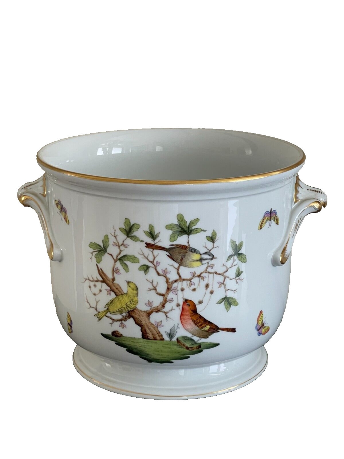 ヘレンド　森の宝物　リブキャッシュポット　ワインクーラー ヘレンド 森の宝物 リブキャッシュポット ワインクーラー