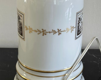 未使用　イタリア　リチャード　ジノリ　テーブルランプ　イタリアアンフルーツ柄 訳あり・売り切り品】リチャードジノリ／イタリアアンフルーツ