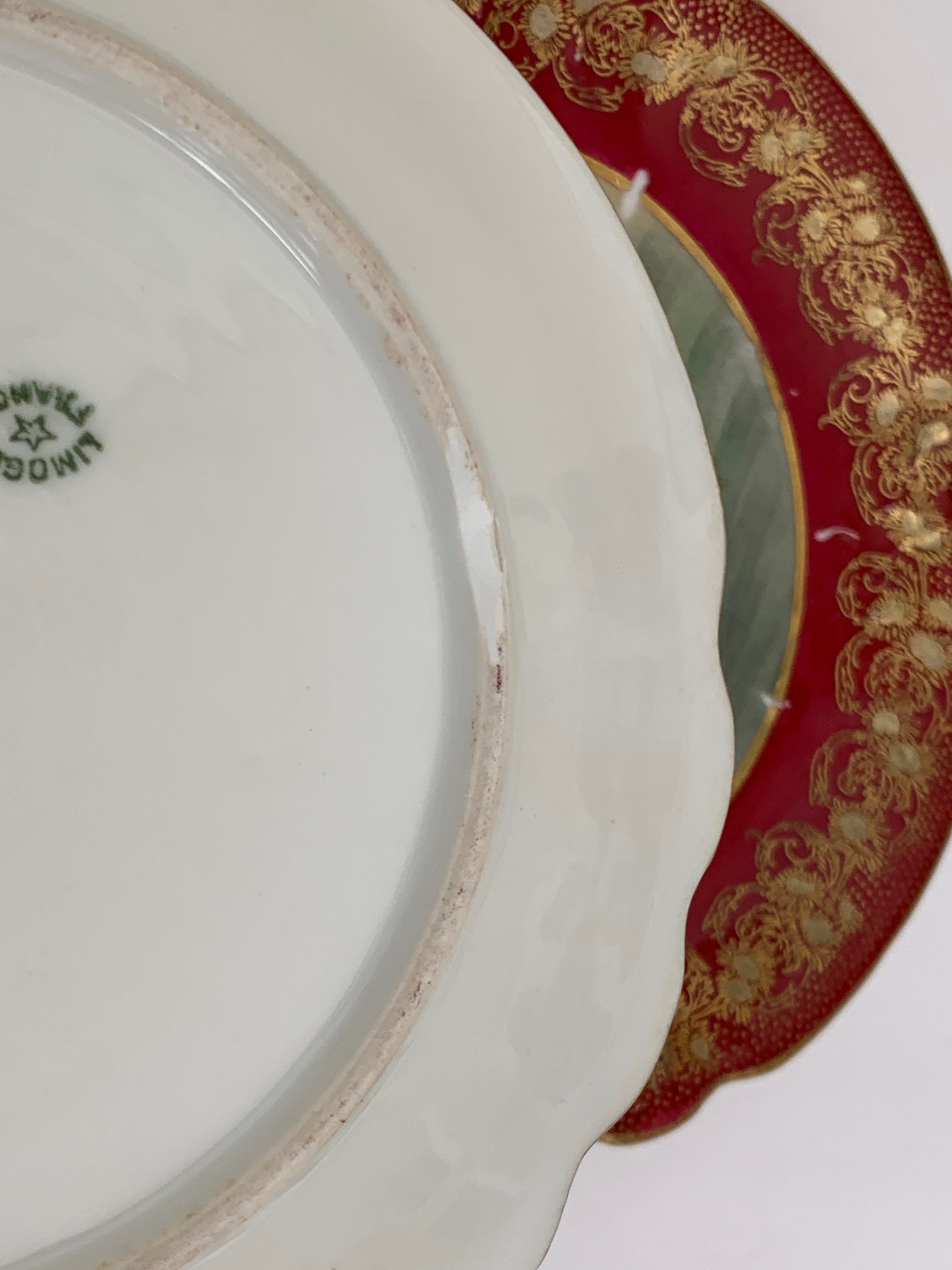 リモージュ❤️皿5枚 LIMOGES FRANCE リモージュ 花柄皿 5枚セット