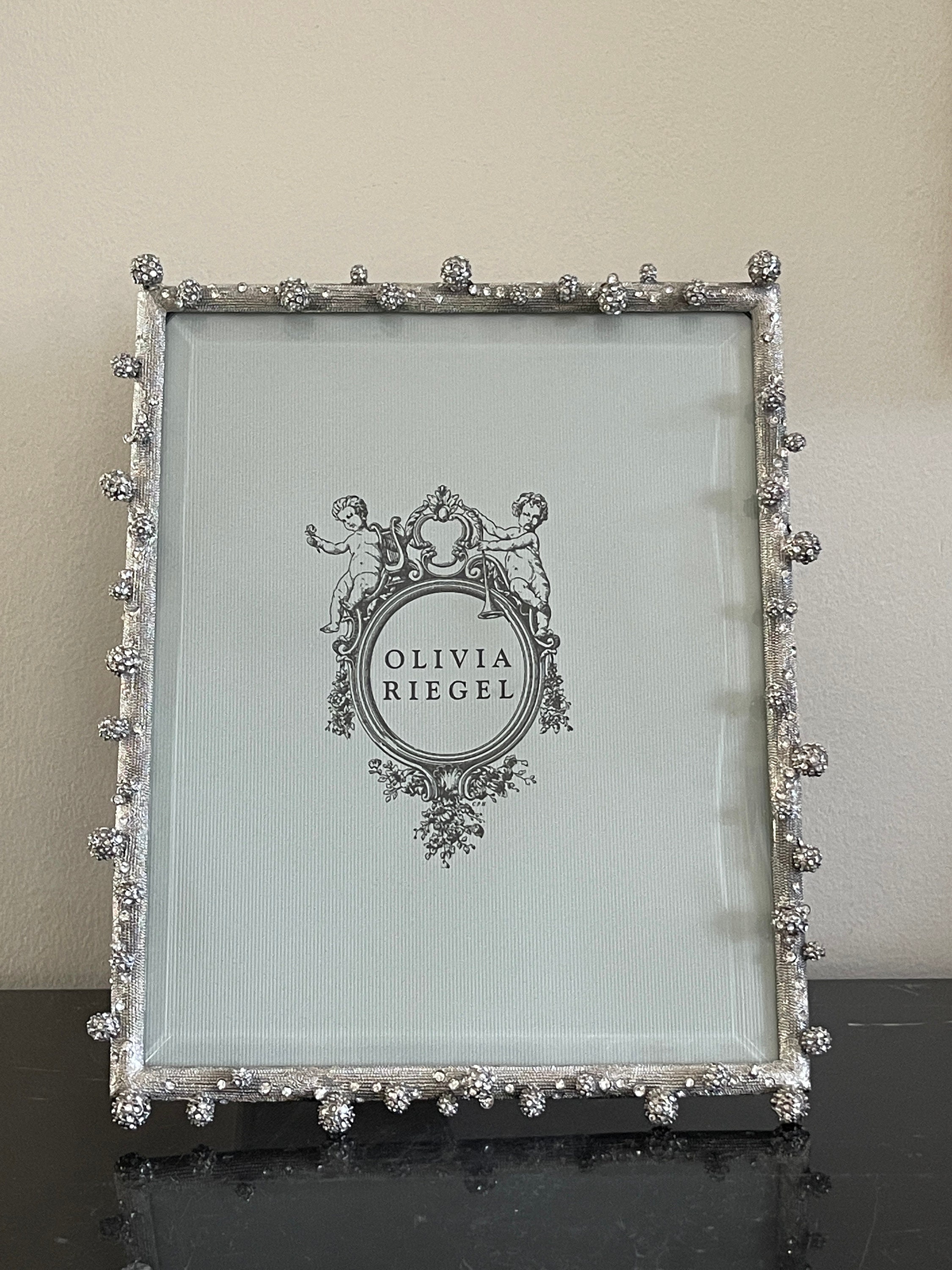 Olivia Riegel Silver Pave and Swarovski Crystals Odyssey 8X10