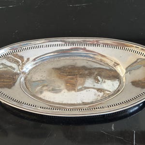 Sterling Silver 403 Oval Dish Tray 193 Grams