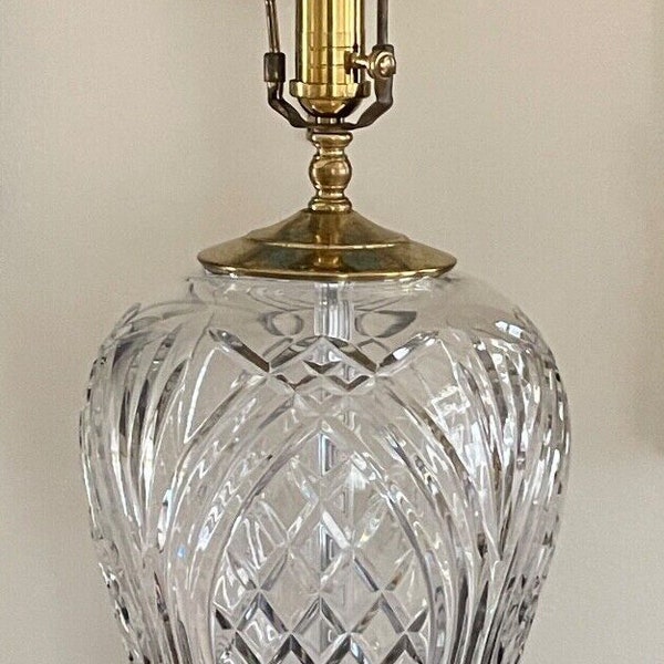 Waterford Crystal Lamps Etsy