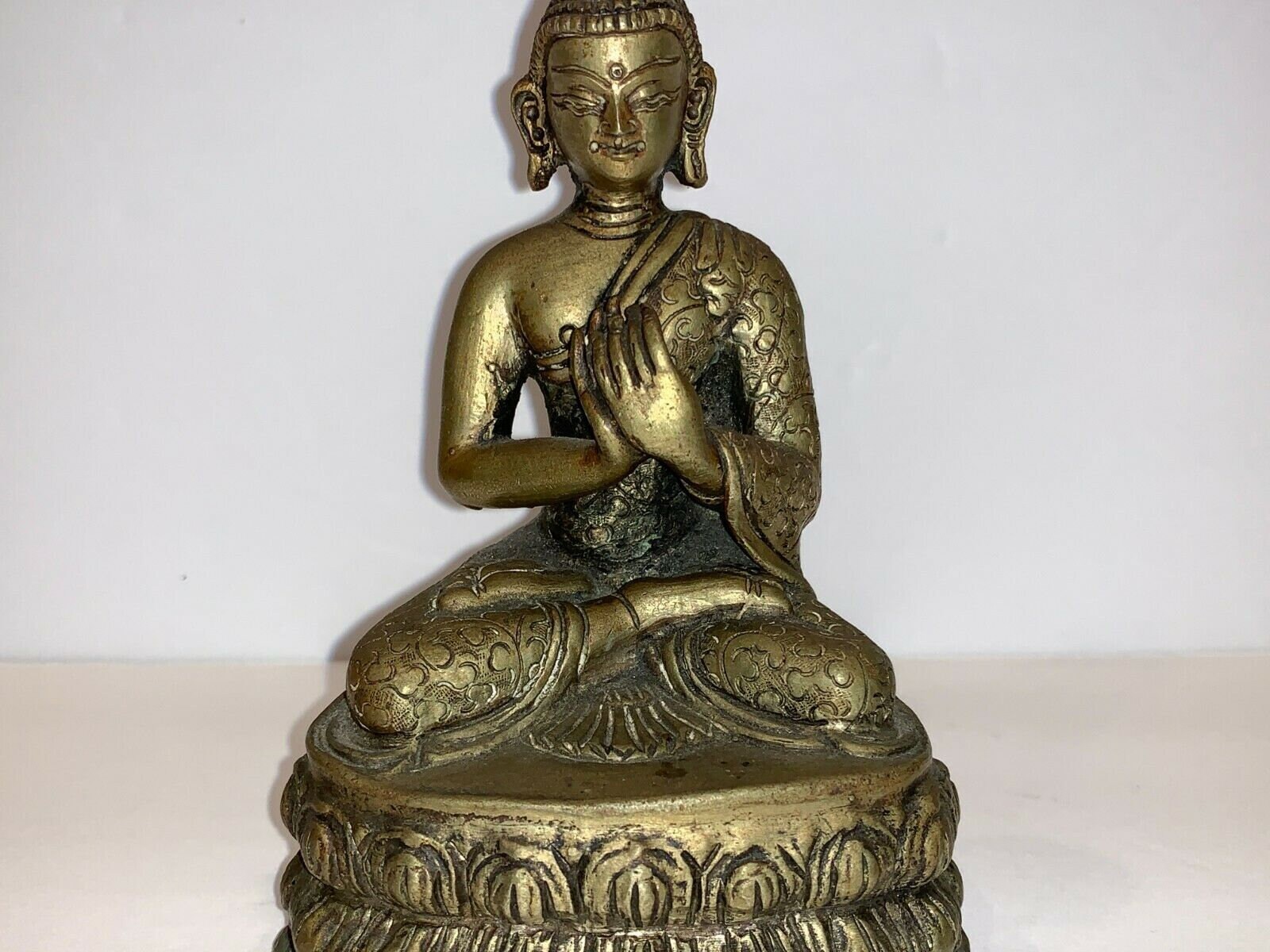 ヴィンテージ仏教タイ金属仏像彫刻 - Etsy 日本