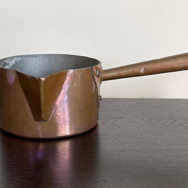 Antique Copper Sugar Pot Etsy