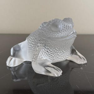 Lalique Frog - Etsy