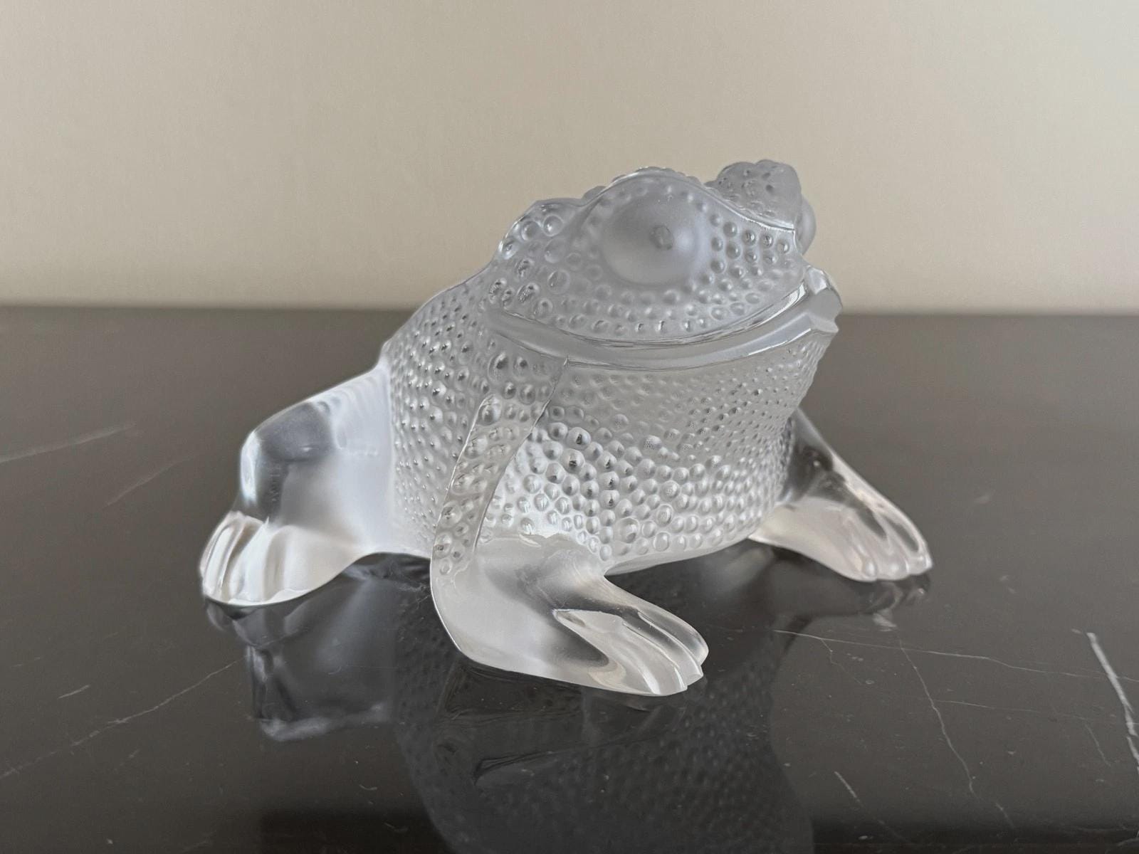 Lalique Frog - Etsy