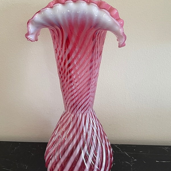 Fenton Glass Vase Etsy