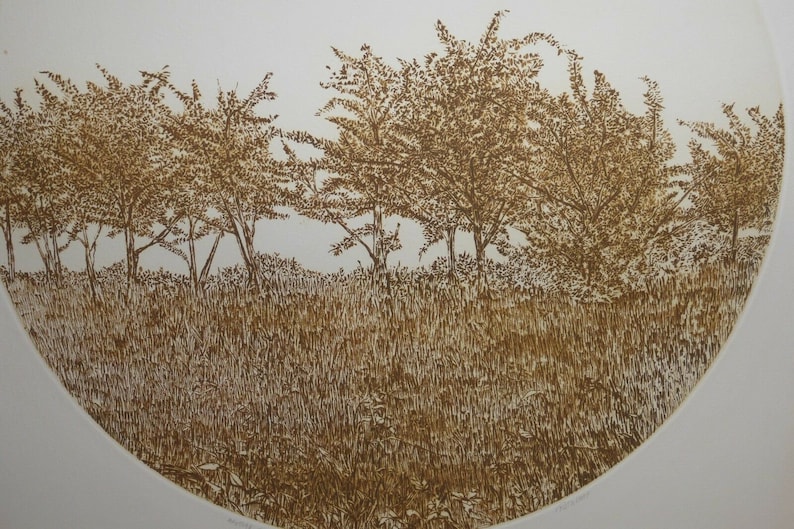 Ruth Leaf Another Time Round Print Etching Signed Limited Edition 48275
