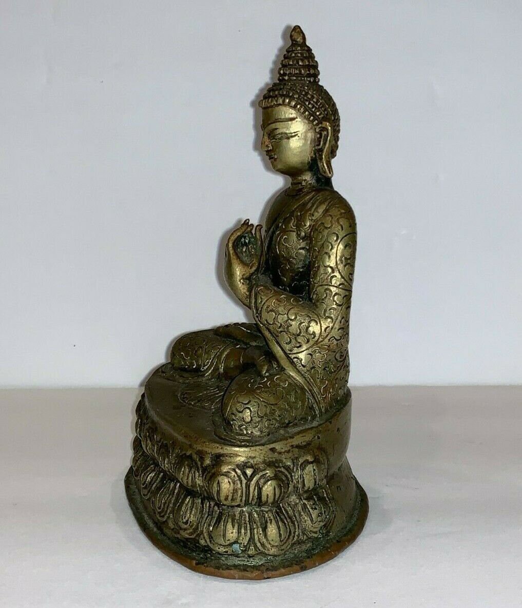 ヴィンテージ仏教タイ金属仏像彫刻 - Etsy 日本