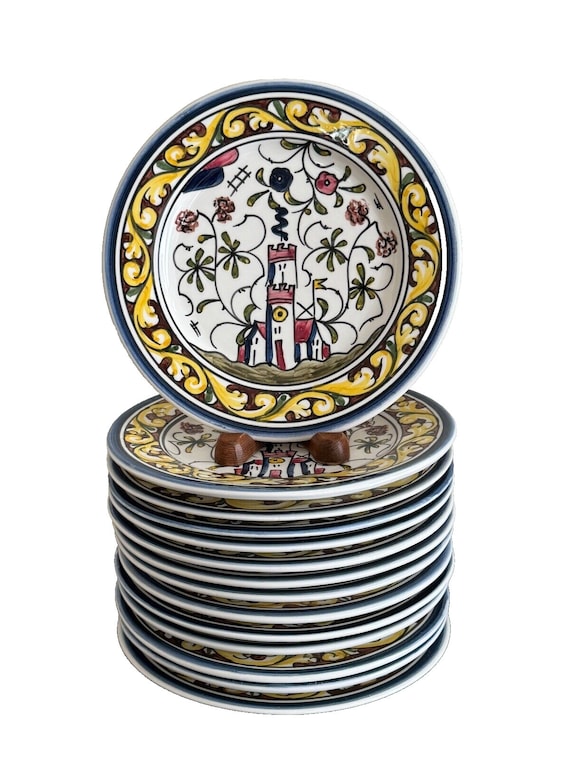 Williams Sonoma Nazari Portugal 14 Hand Painted 8