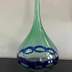 Vintage Murano Mid Century Signed Gino Mazzuccato 14 3/4" high Vase