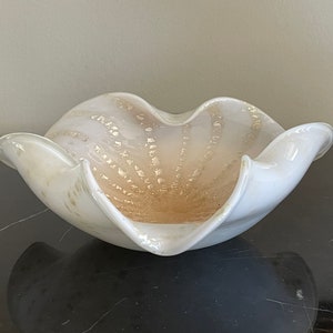 Vintage Murano Art Glass Cigar Ashtray or Decorative Bowl