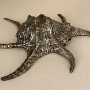 Maitland Smith Metal Brass Conch Shell Sculpture