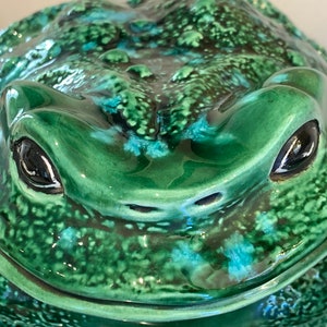 Vintage Arnel's Large Ceramic Frog Toad Figurine image 8