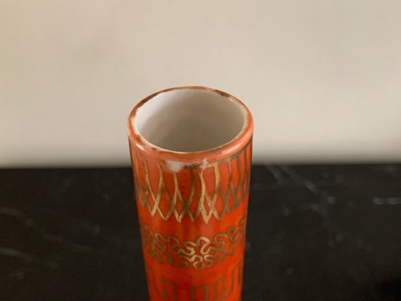 Antique Japanese Kutani Ware Porcelain Vase - Etsy