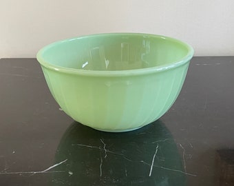 Vintage Fire King Ware Jadeite Glass Mixing Bowl