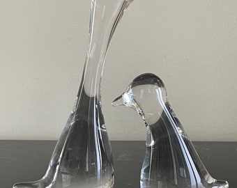 Daum France クリスタルガラス バード 鳥 椋鳥？ Daum France