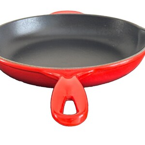 Le Creuset France #23 Red Cast Iron Skillet
