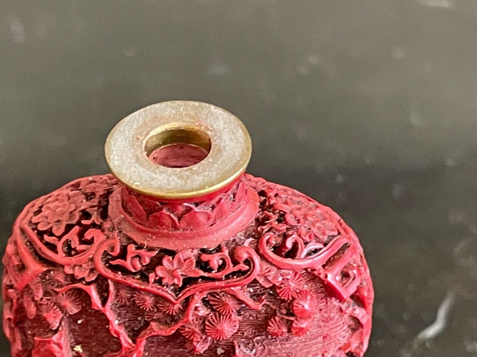 アンティーク中国彫刻庭園風景辰砂嗅ぎタバコ瓶 - Etsy 日本