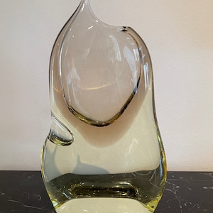 Josef Cvrcek and Miloslav Klinger for Zelezny Brod Sklo Hand Blown Glass Vase
