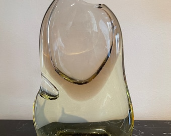 Josef Cvrcek and Miloslav Klinger for Zelezny Brod Sklo Hand Blown Glass Vase