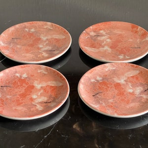 Vintage Villeroy and Boch Siena Pattern Set of 4 Coasters in Original Box