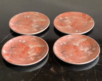 Vintage Villeroy and Boch Siena Pattern Set of 4 Coasters in Original Box