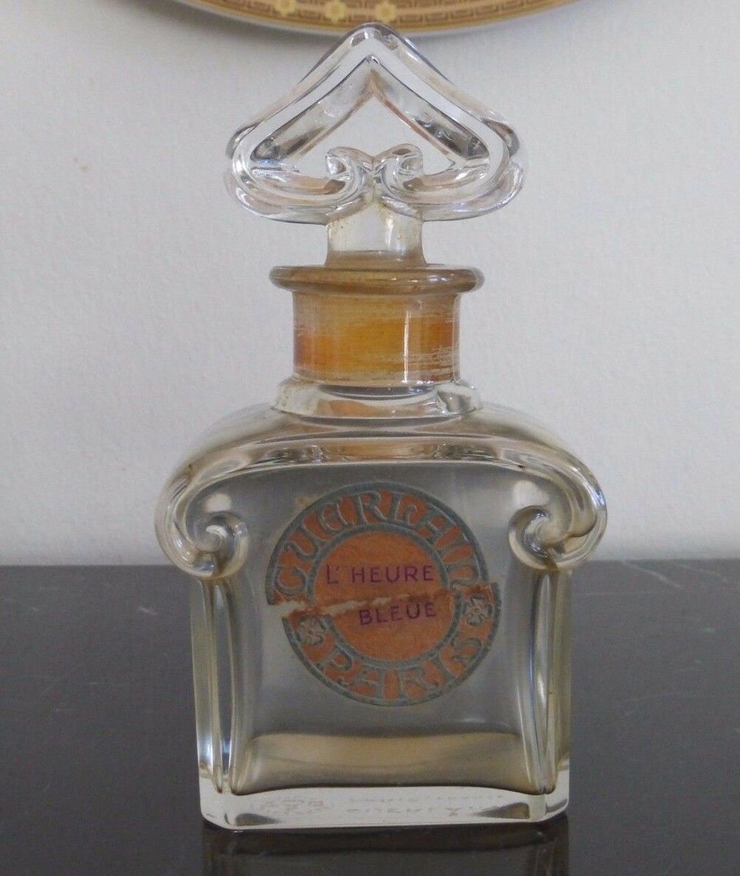 バカラ GUERLAIN ゲラン ルール・ブルー 香水瓶 ヴィンテージ バカラ ヴィンテージ ゲラン ルール ブルー 空の香水瓶 - Etsy 日本