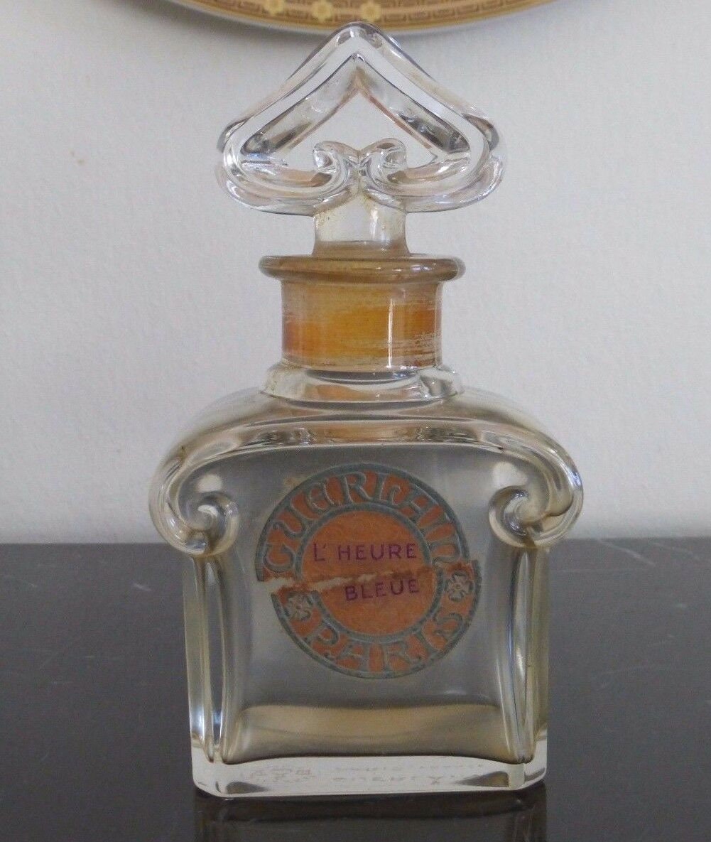 バカラ GUERLAIN ゲラン ルール・ブルー 香水瓶 ヴィンテージ バカラ ヴィンテージ ゲラン ルール ブルー 空の香水瓶 - Etsy 日本