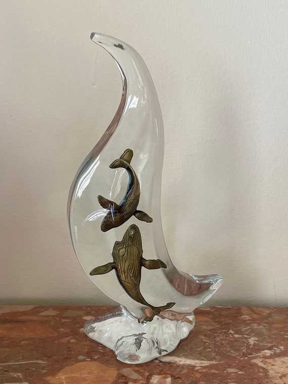 Wyland Artist Proof Limited Edition 98 0ap Lucite Sculpture Etsy