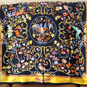 HERMÈS ビザンティンデザイン シルクスカーフ HERMES(エルメス) カレ90大判シルクスカーフ ピンク サイズ