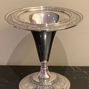 Antique Frank W. Smith Silver Co. 1886-1958 Sterling Compote 279 Grams