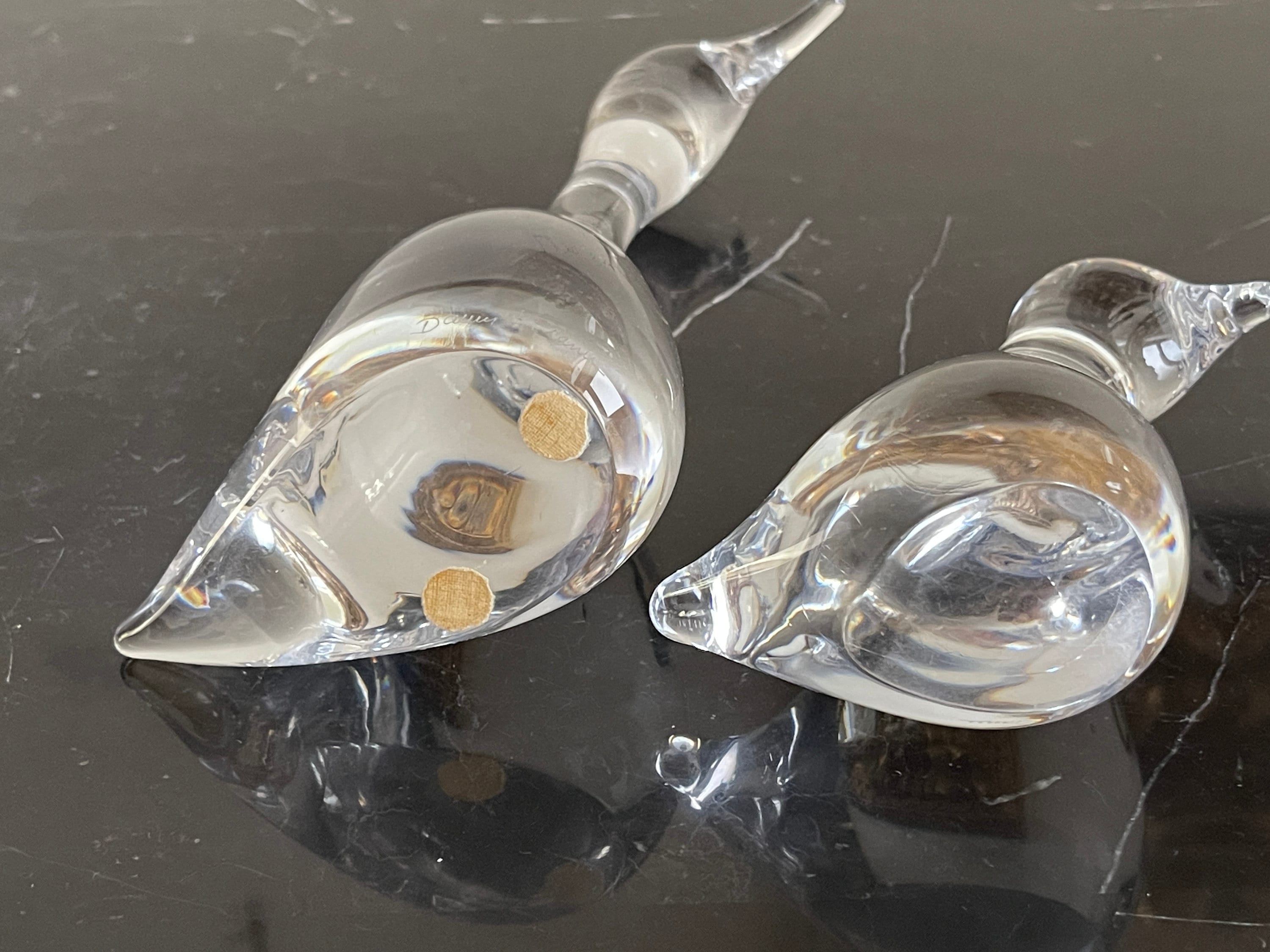 Daum Crystal France Ducks Birds Figurines - Etsy