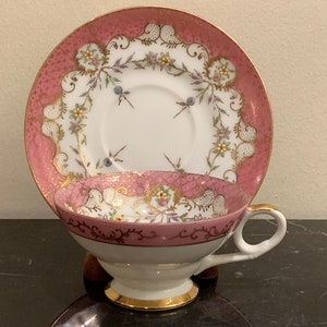 Vintage Princeton China Pink Teacup and Saucer