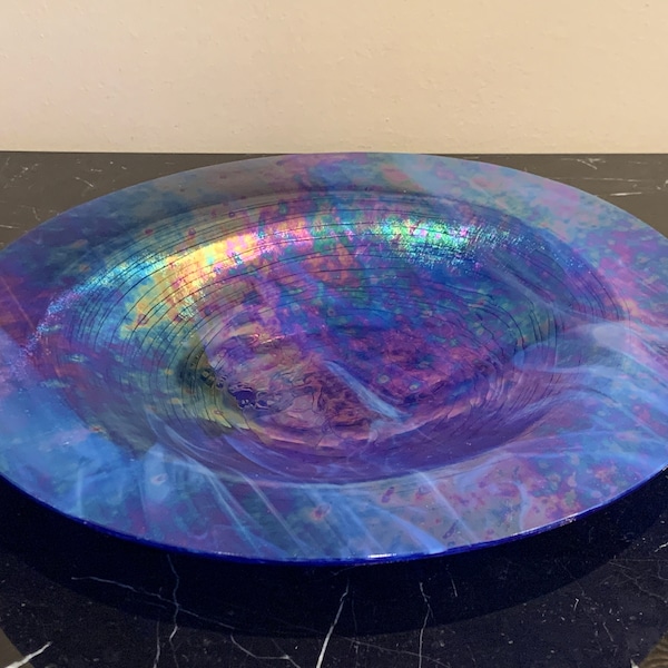 Iridescent Plates Etsy
