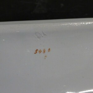 Antique Hand Painted Porcelain Razor Lidded Box - Etsy