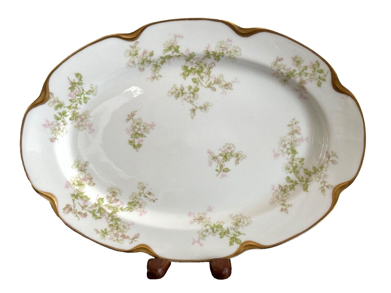 Haviland Limoges France Schleiger 61A Green Flowers Platter - Etsy UK