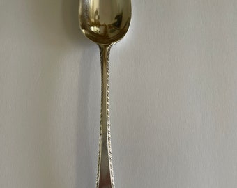 Antique 1770's English Willian Turner Hallmarks Georgian Sterling Silver Spoon 67 Gramos
