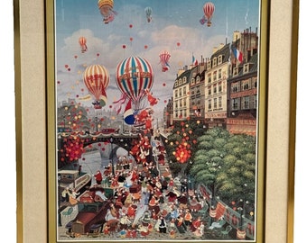 Images Naives Hiro Yamagata 1979 Signed and Framed Poster - Etsy