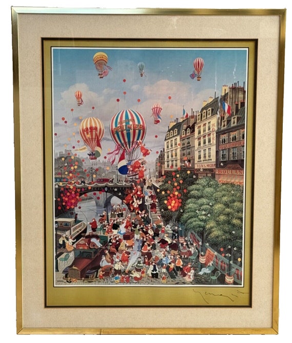 Images Naives Hiro Yamagata 1979 Signed and Framed Poster - Etsy