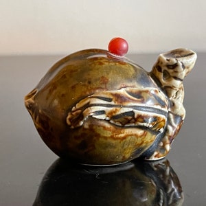 Vintage Chinese Rare Shape Porcelain Snuff Bottle